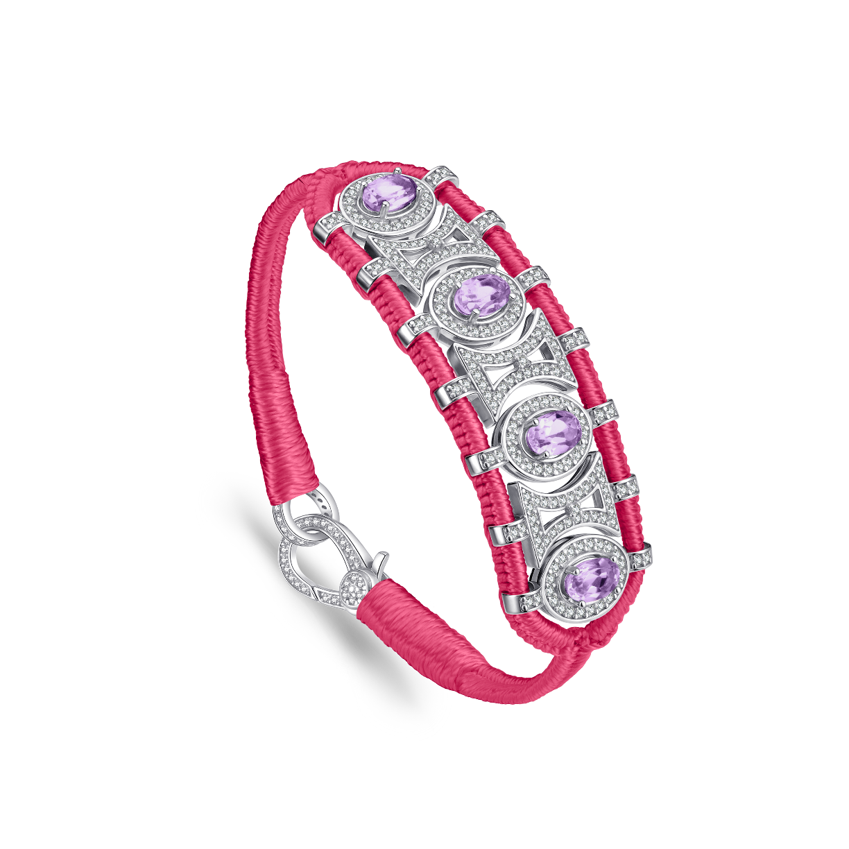 Olinda rani bracelet - Amethysts