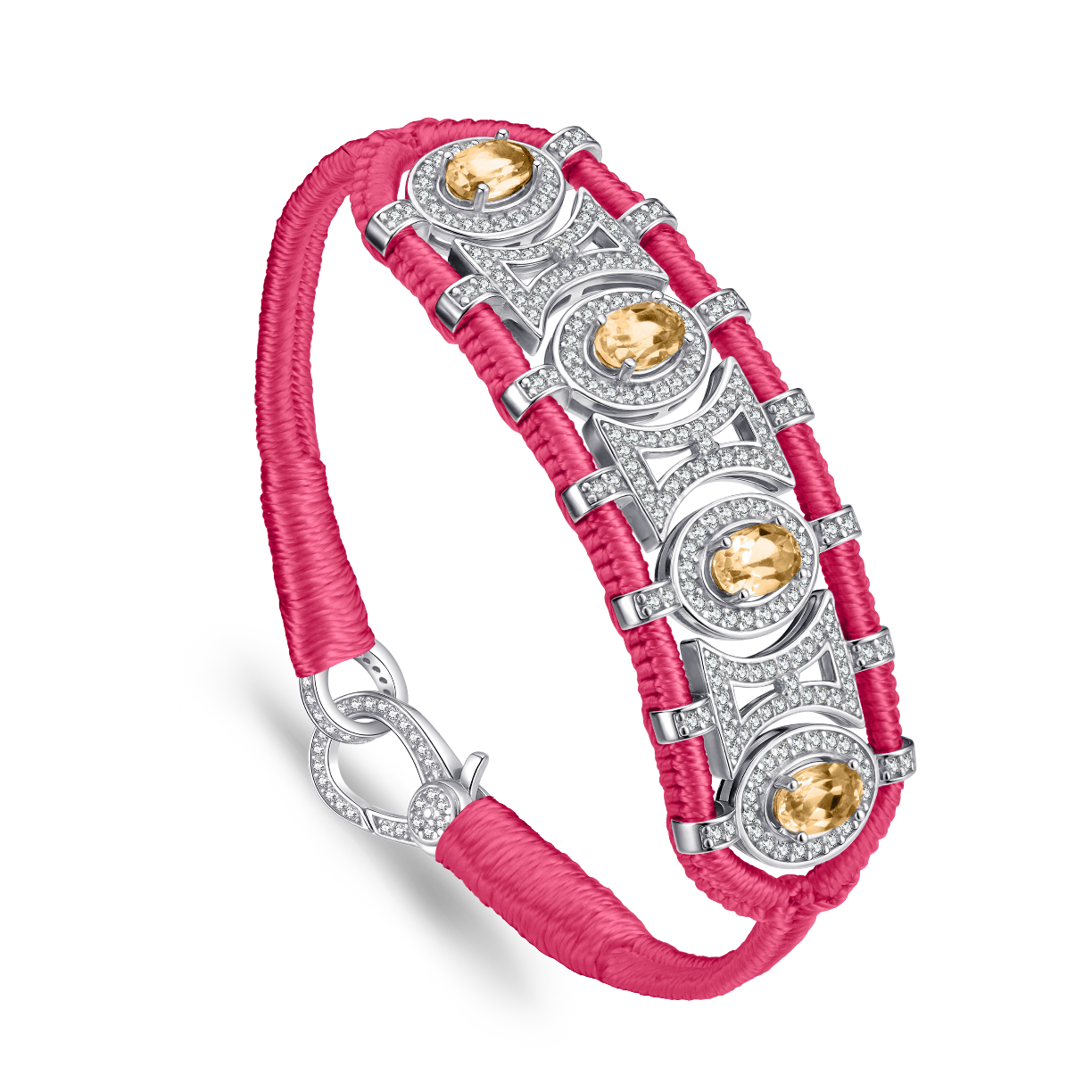 Olinda rani bracelet - Citrines