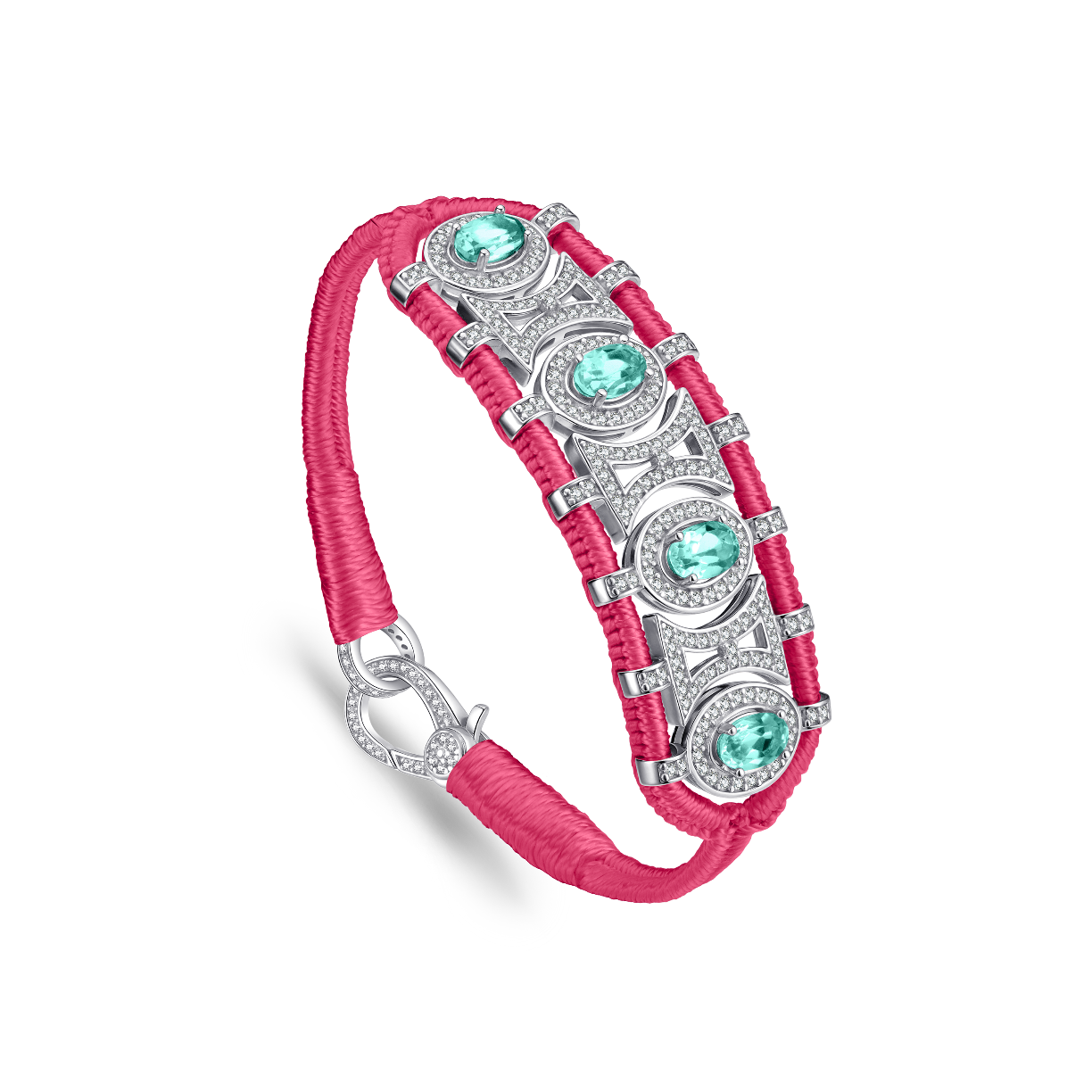 Bracelet Olinda rani - émeraudes