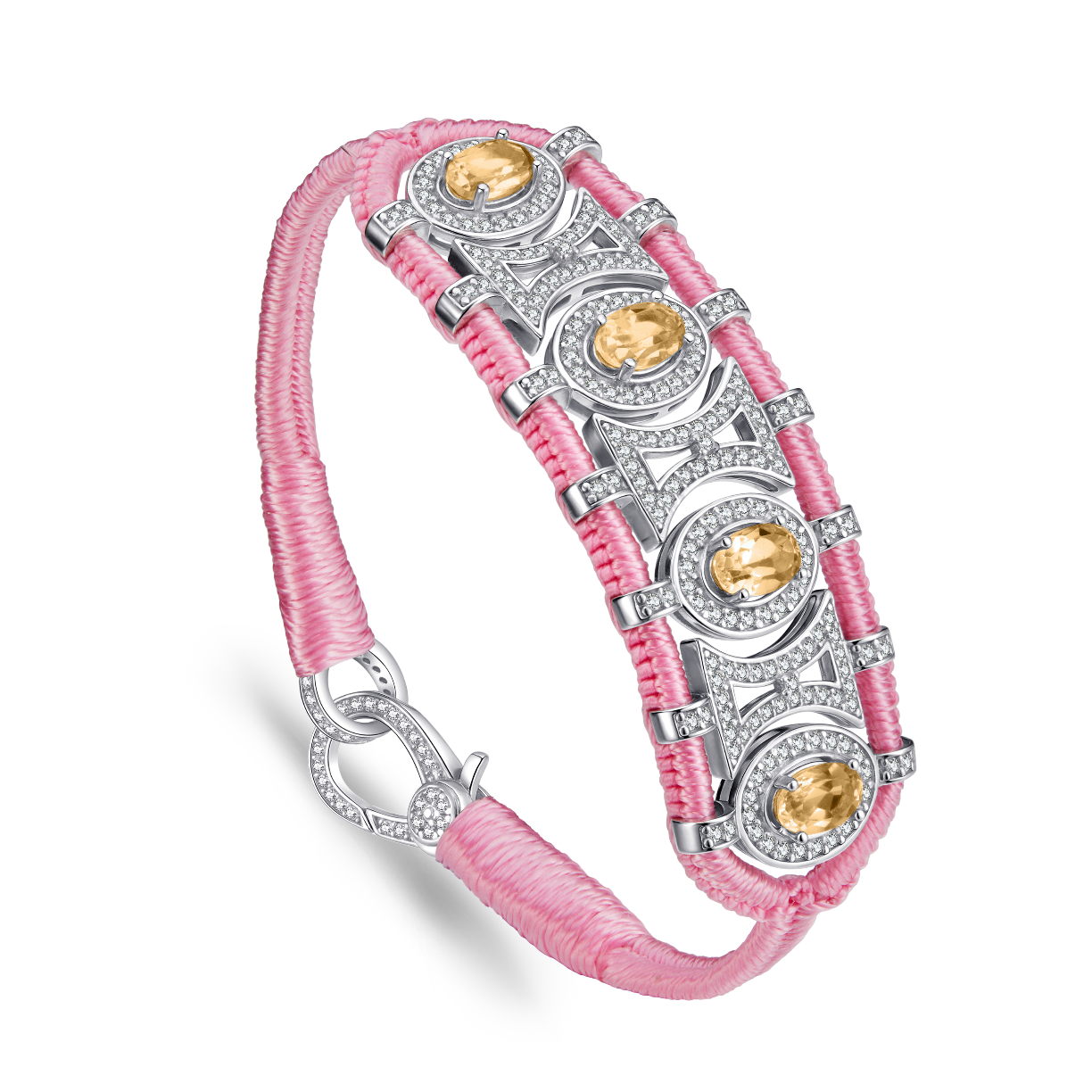 Olinda barbie bracelet - Citrines