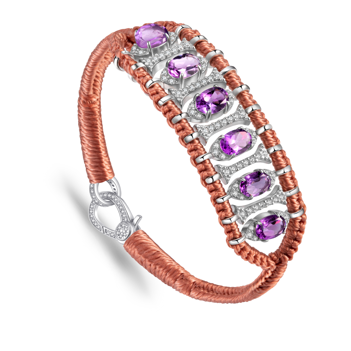 Teresina Blush bracelet - Amethyst