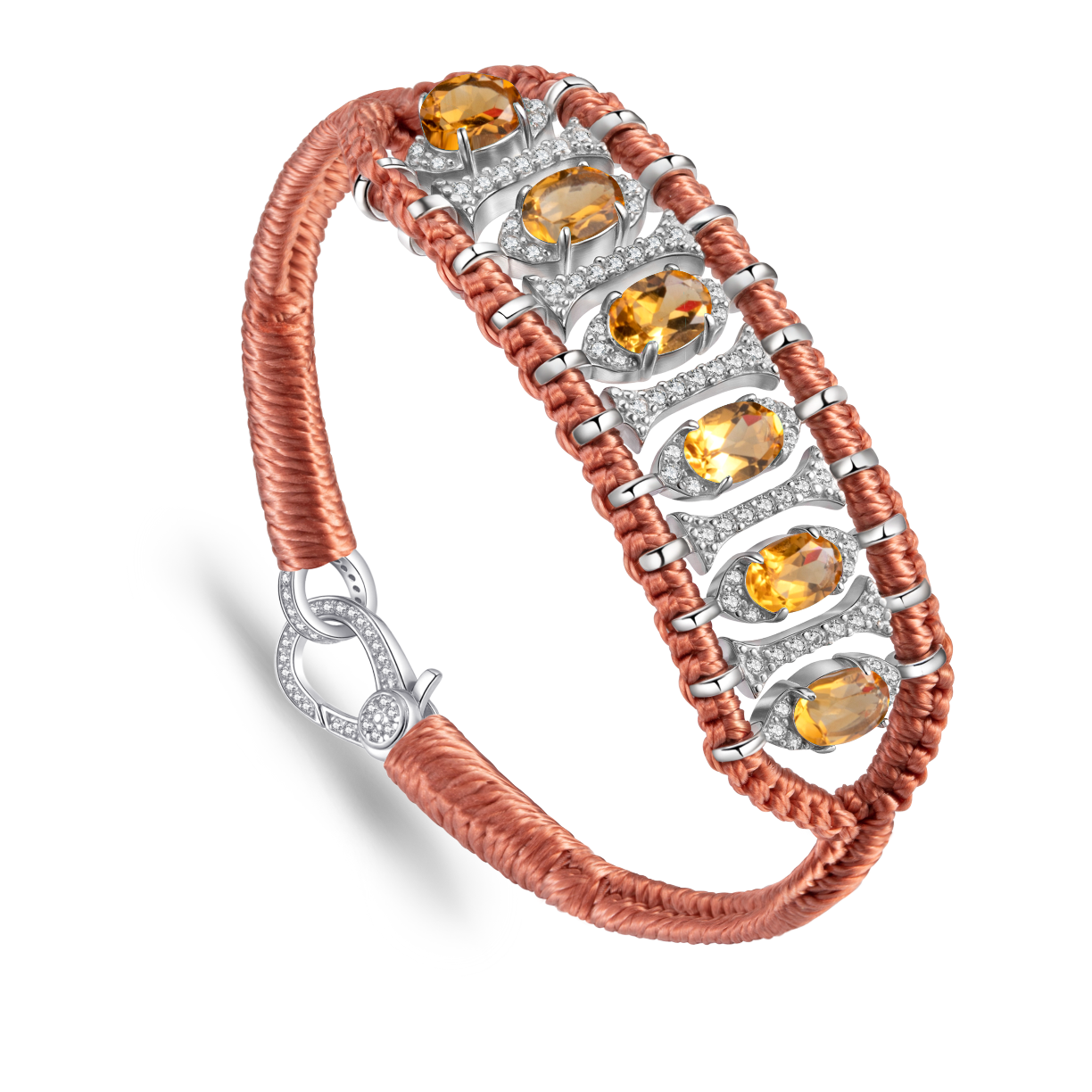 Bracelet Teresina Blush - Citrines