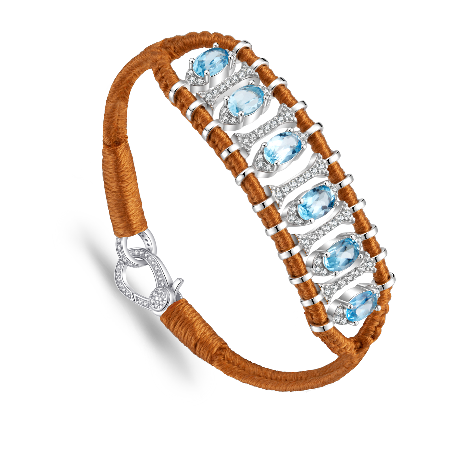 Teresina camel bracelet - Topaz