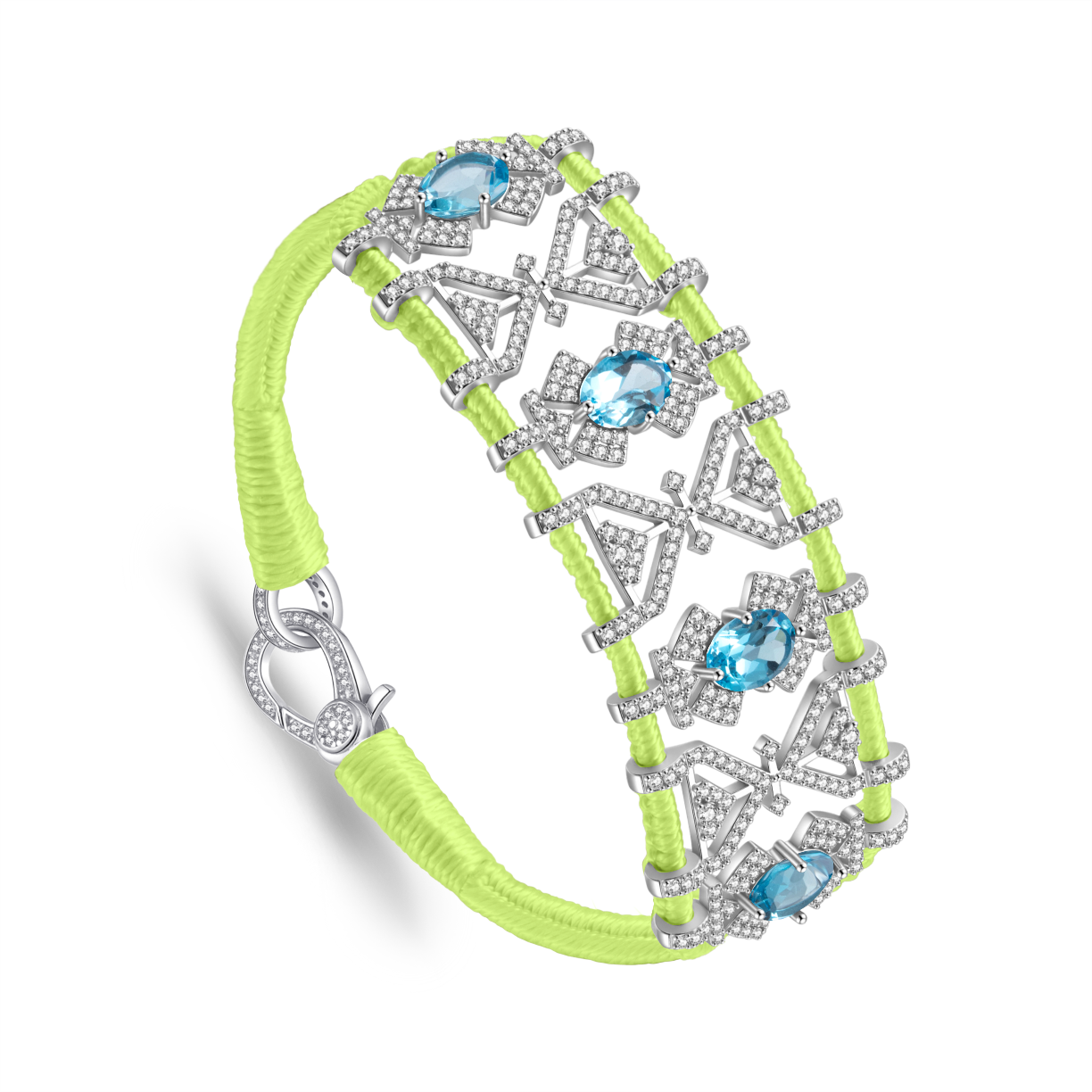 Bracelet Fortalezza neon-yellow - Topazes