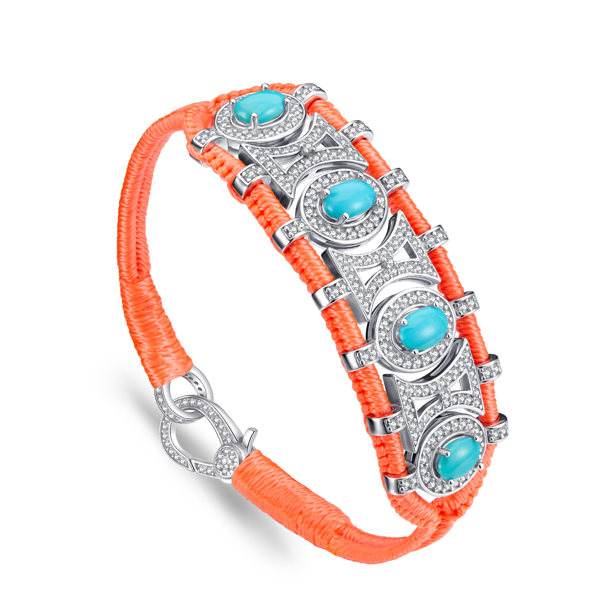 Bracelet Olinda neon flash - turquoises