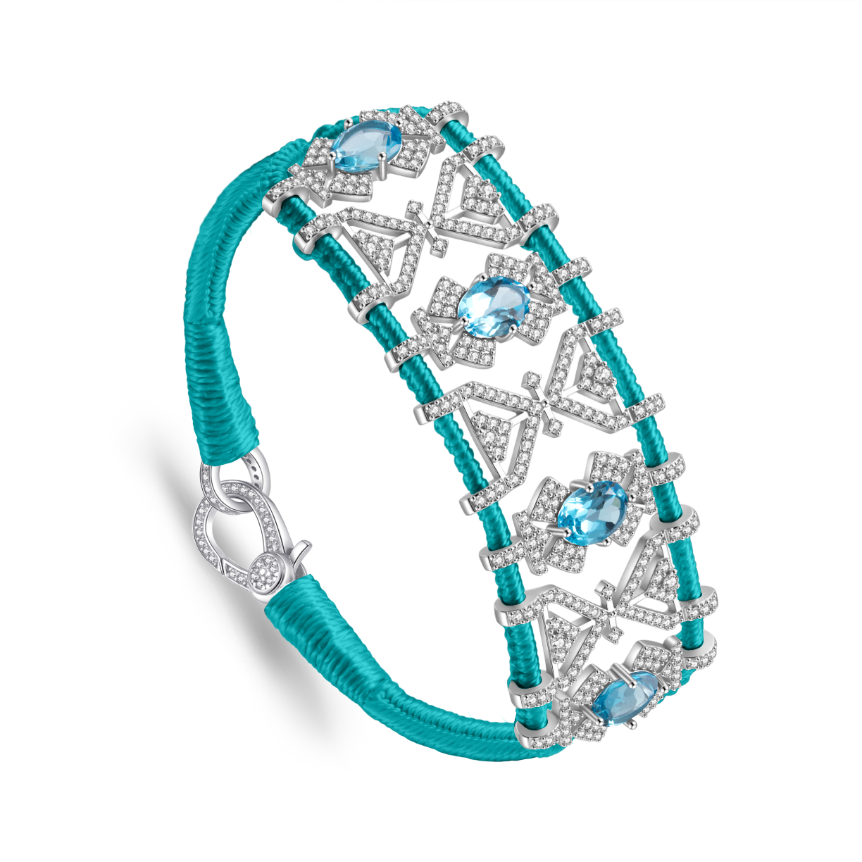 Bracelet Fortalezza turquoise - Topazes