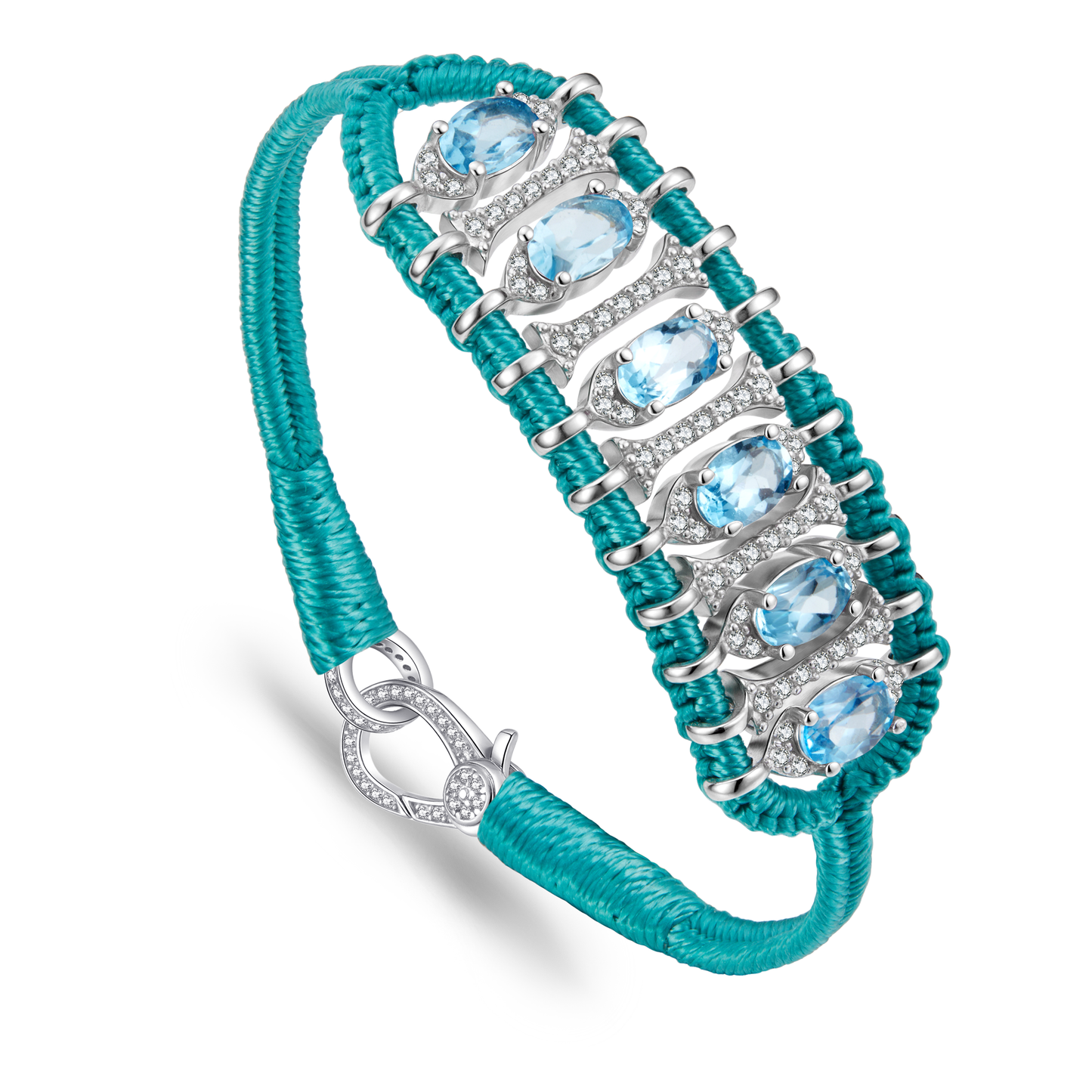 Bracelet Teresina Turquoise - topazes