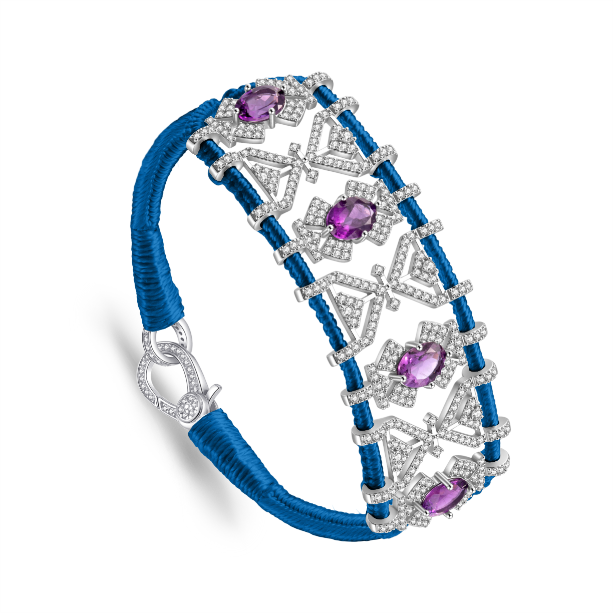 Bracelet Fortalezza Roy - Amethysts