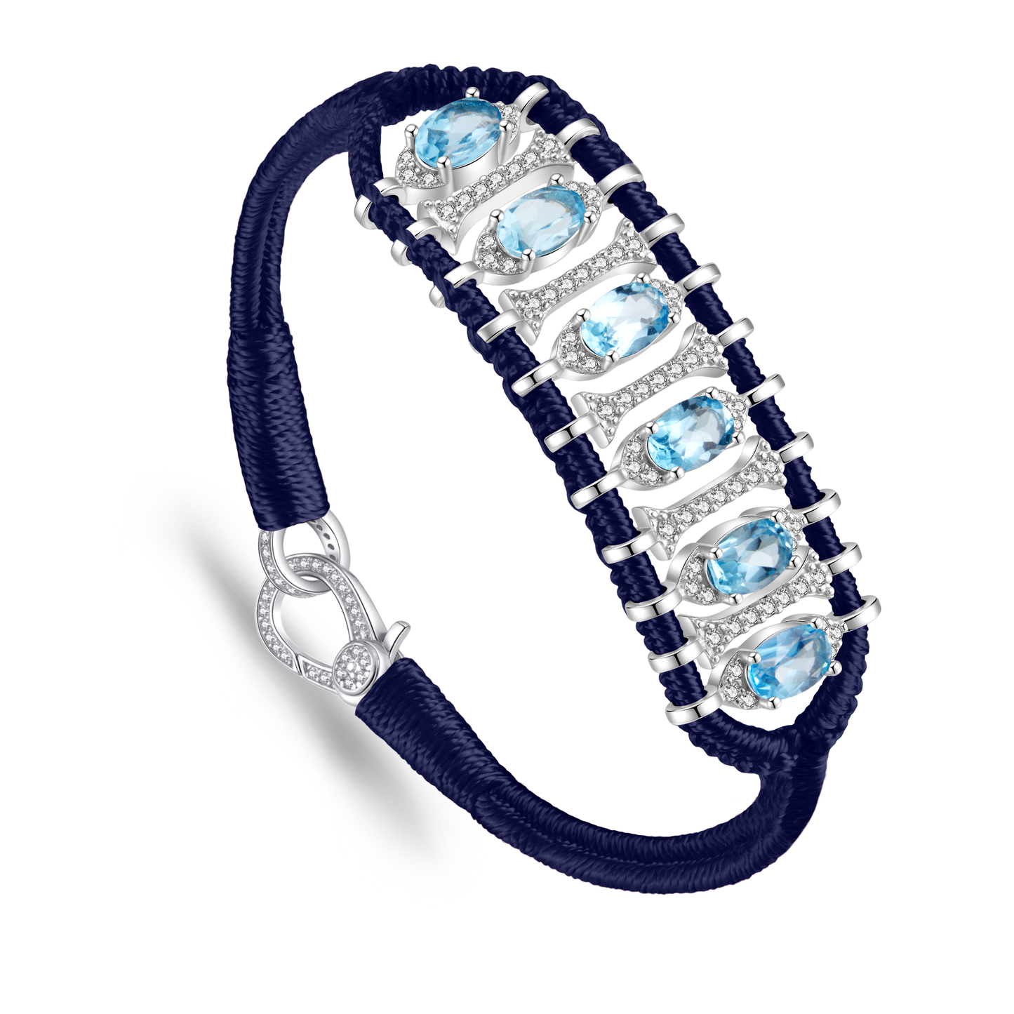 Bracelet Teresina Navy - topazes