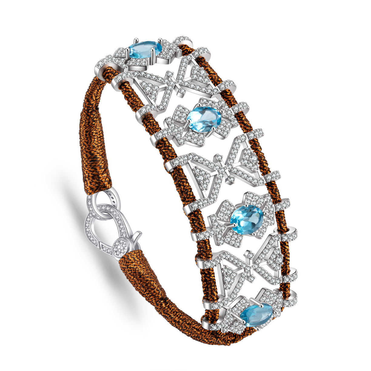 Bracelet Fortalezza rusty - Topazes