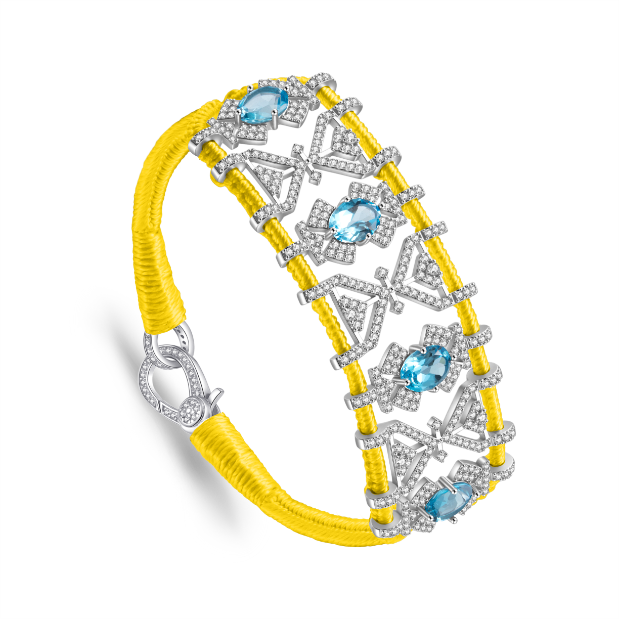 Bracelet Fortalezza yellow - Topazes