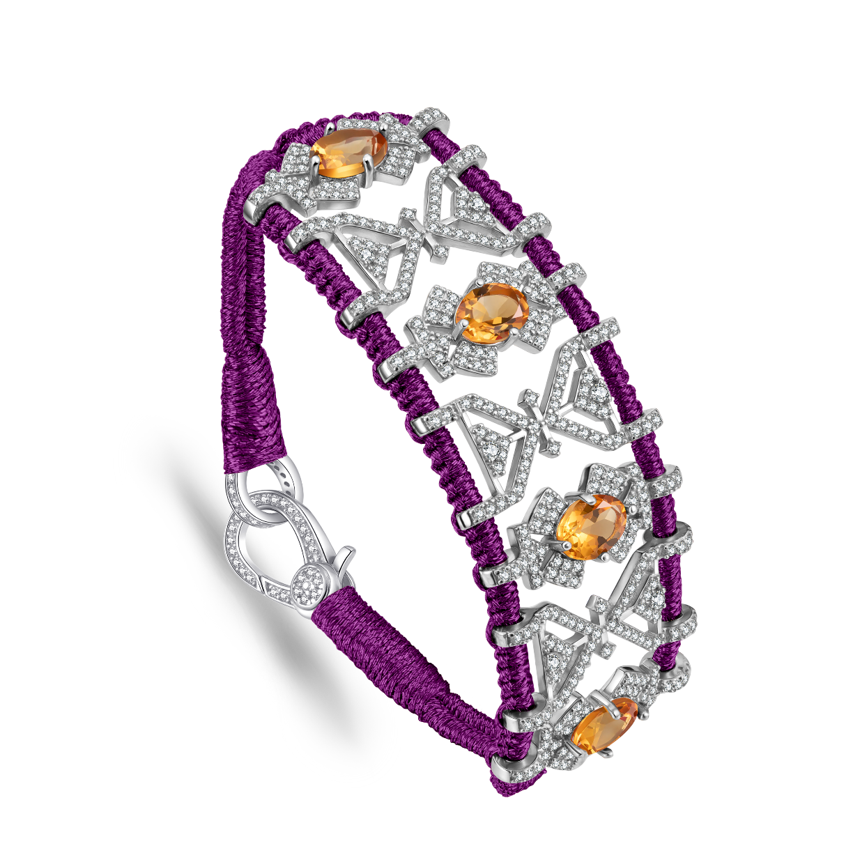 Bracelet Fortalezza Iris - Citrines