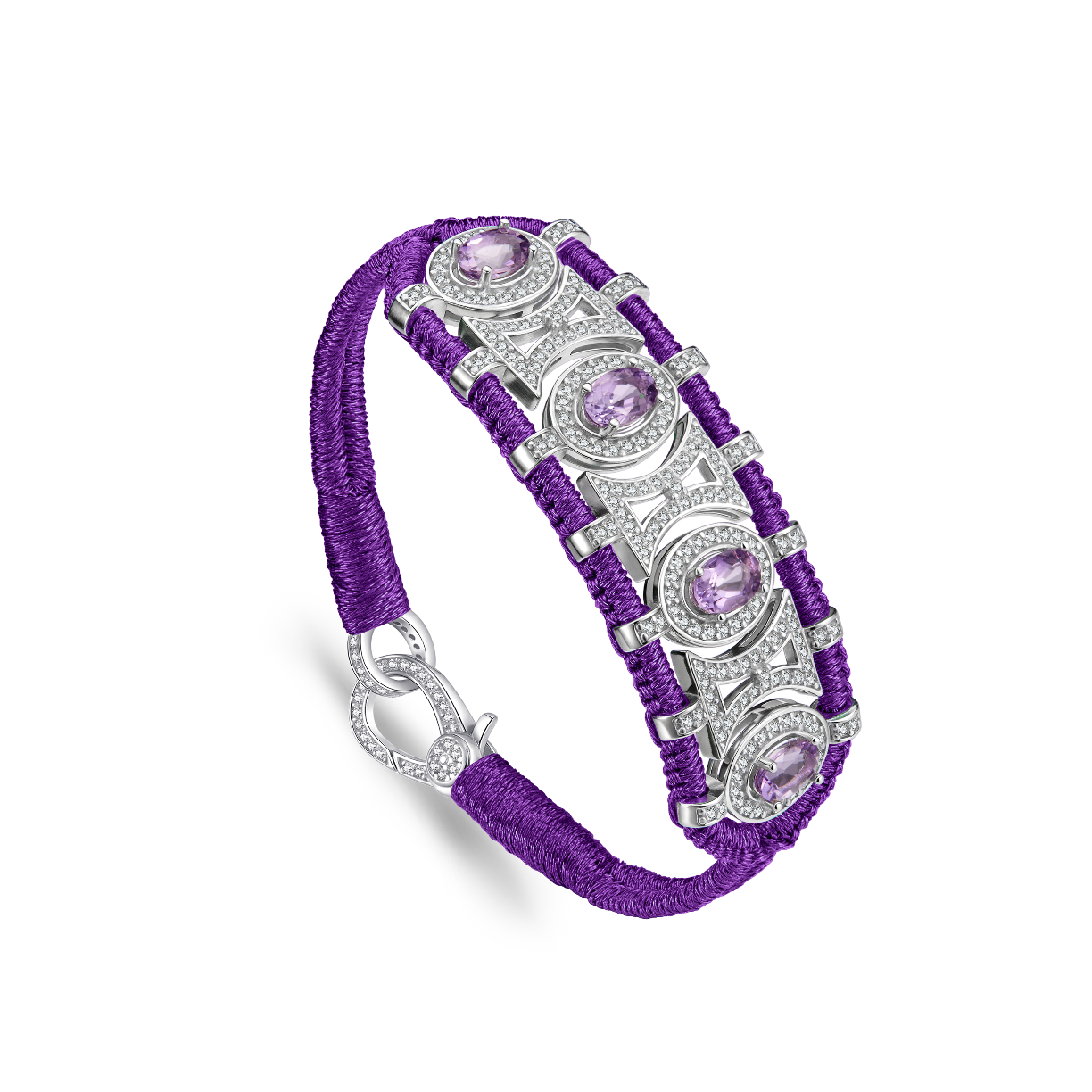 Olinda iris bracelet - Amethysts