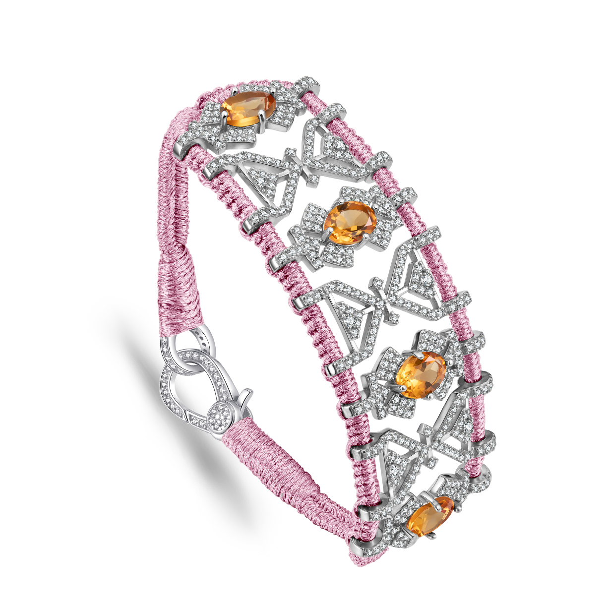 Bracelet Fortalezza Baby - Citrines