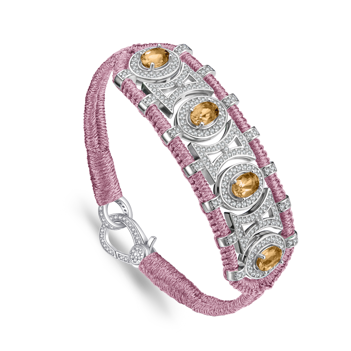 Olinda abyss bracelet - Citrines