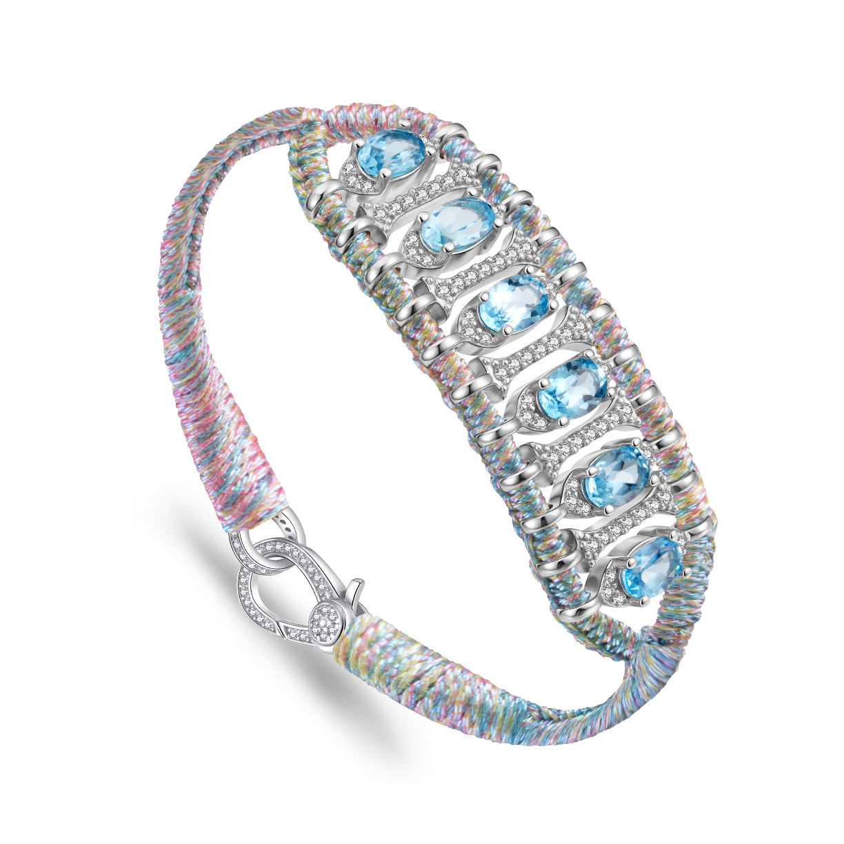 Teresina mermaid bracelet - Topaz