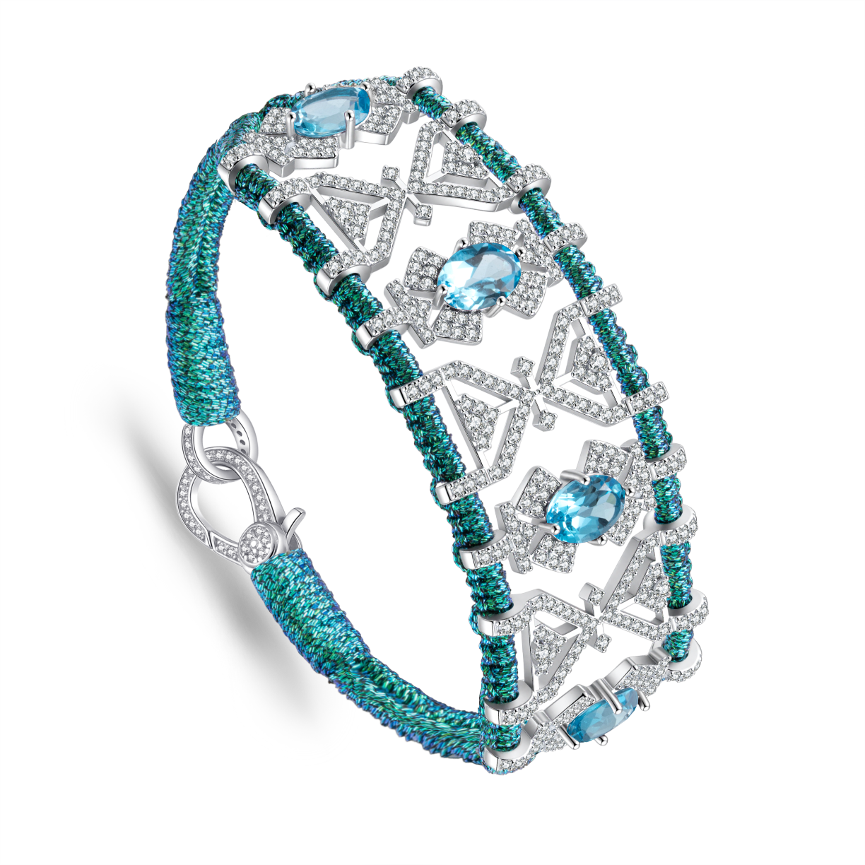 Bracelet Fortalezza fly - Topazes