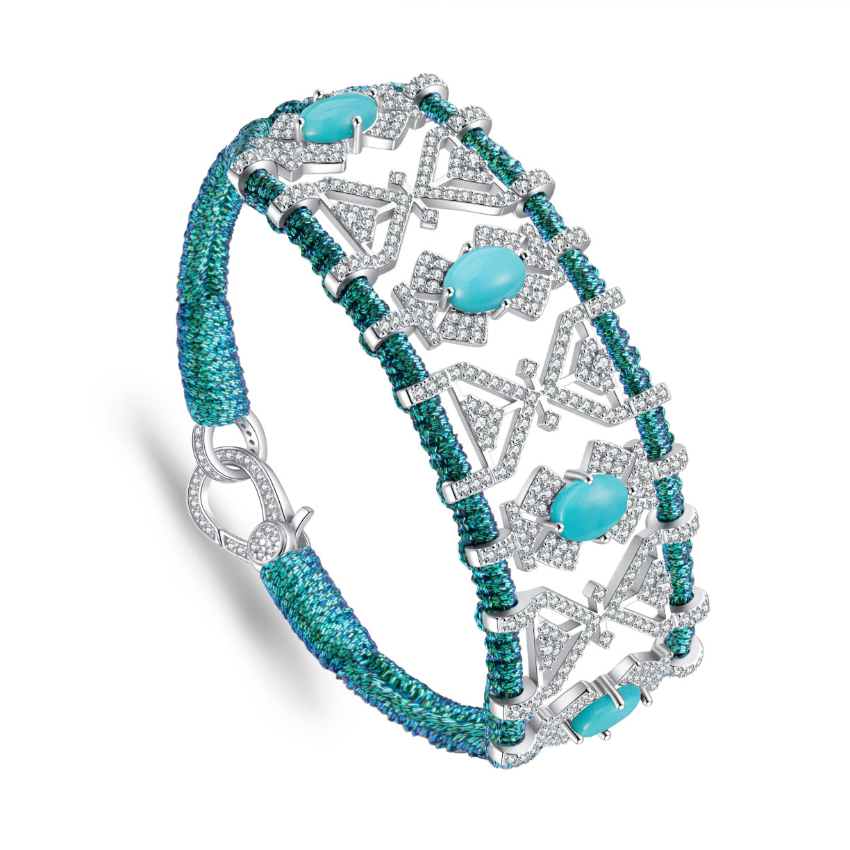 Bracelet Fortalezza Fly - Turquoises