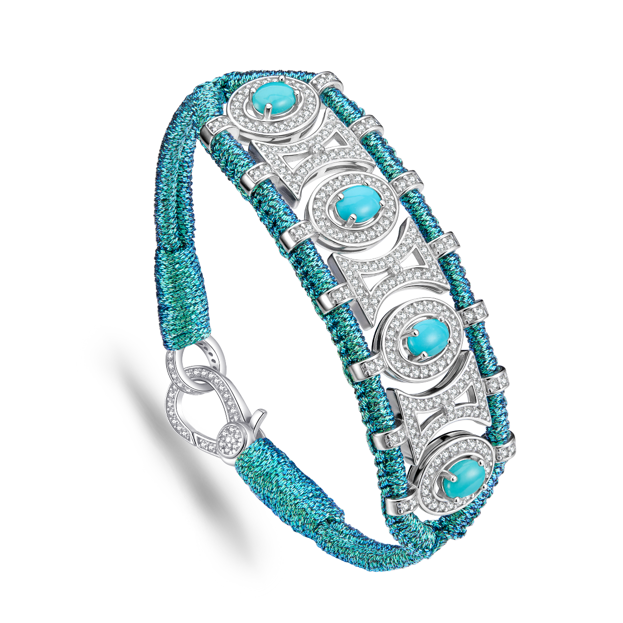 Bracelet Olinda fly - Turquoises