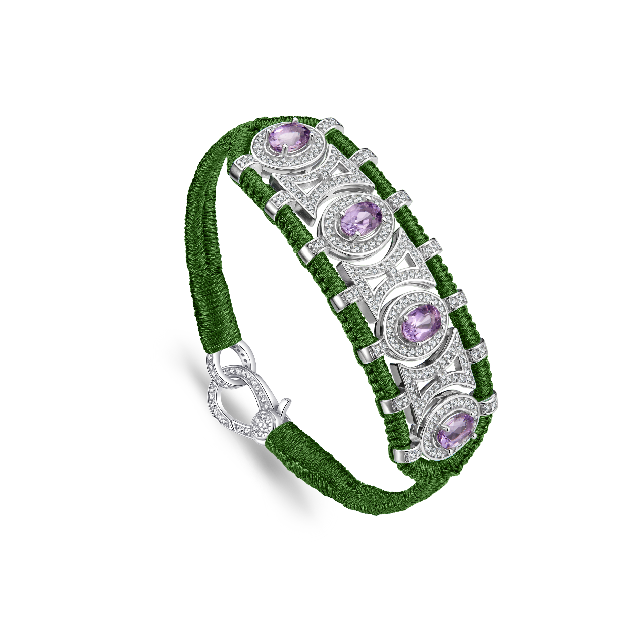 Olinda pacific bracelet - Amethysts