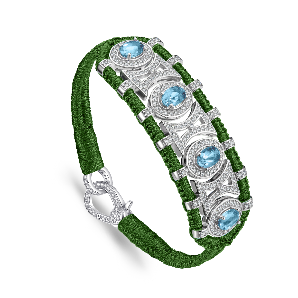 Olinda pine bracelet - Topazes