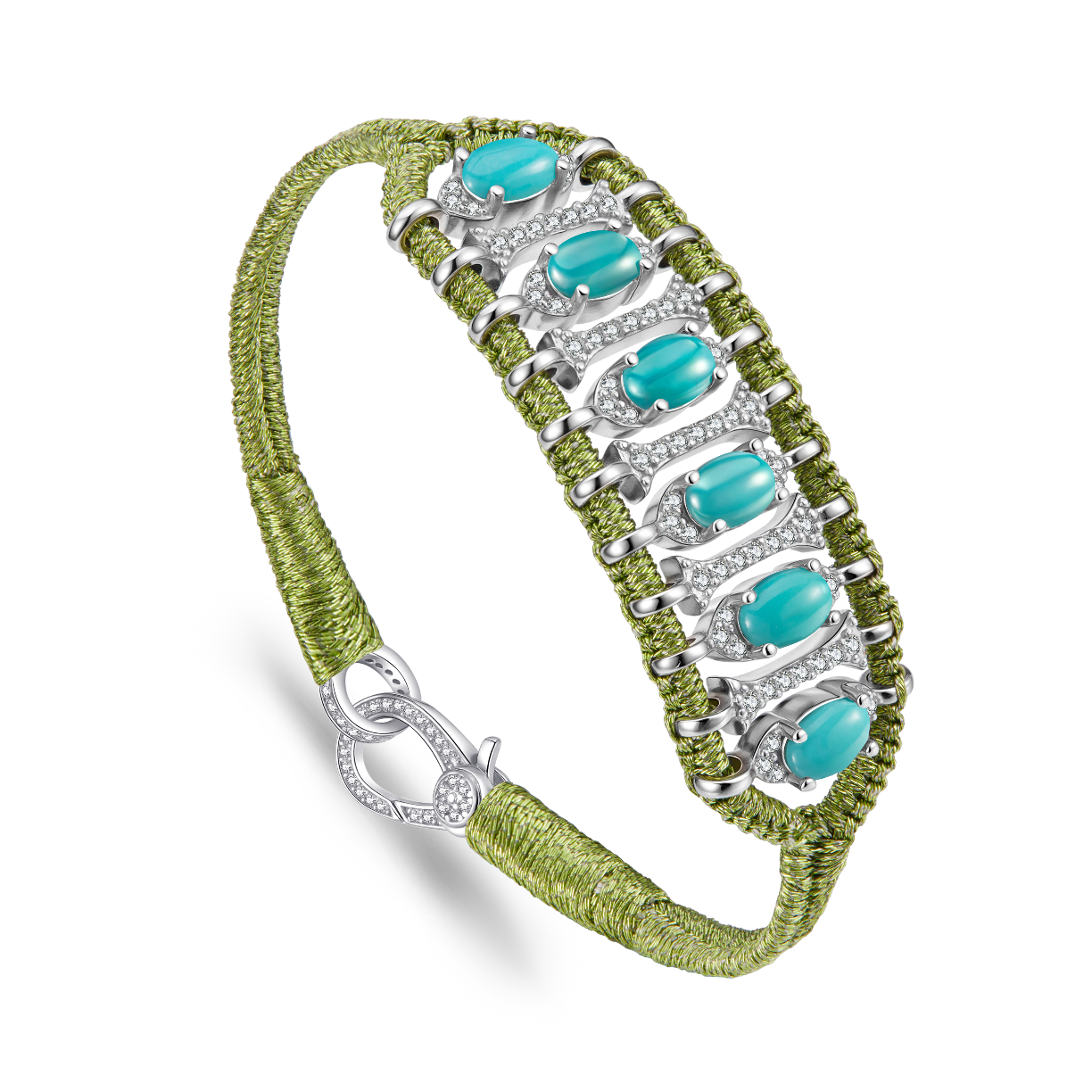 Bracelet Teresina Lime - Turquoises