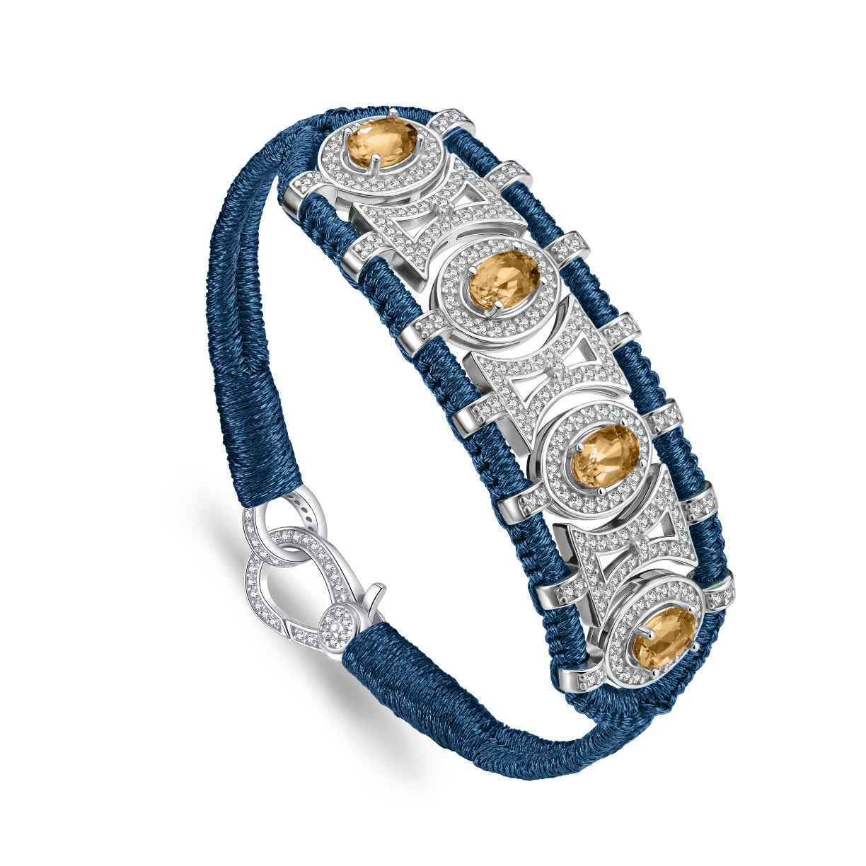 Olinda abyss bracelet - Citrines