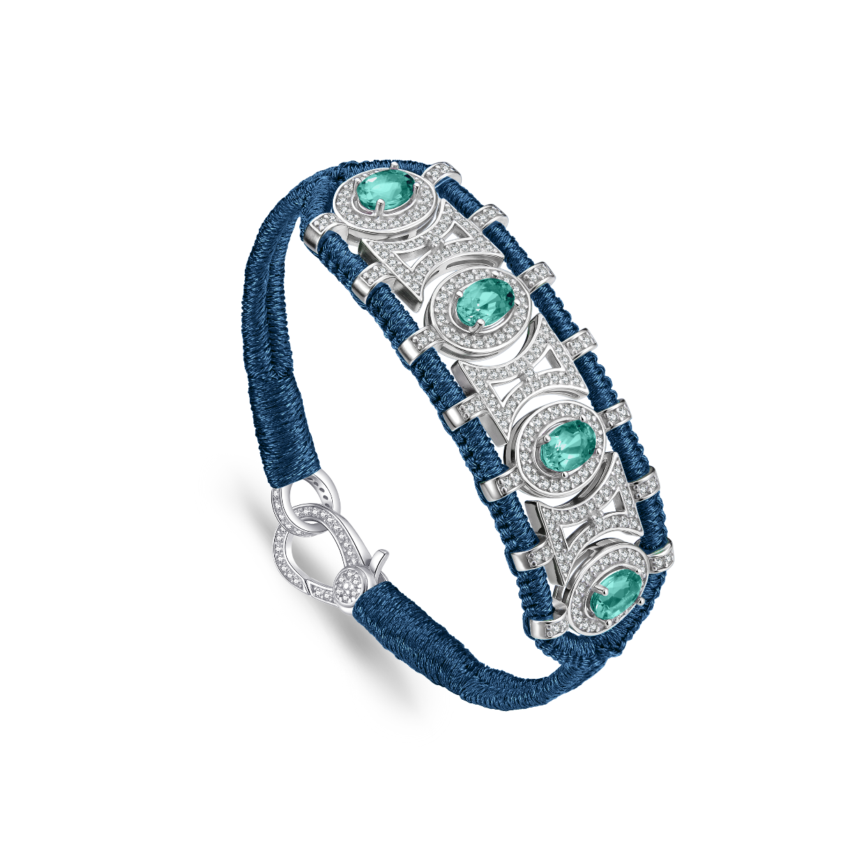 Olinda abyss bracelet - Emeralds
