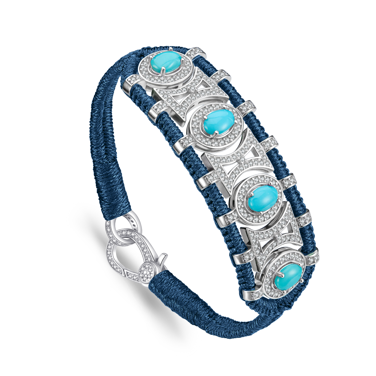 Bracelet Olinda abyss - Turquoises