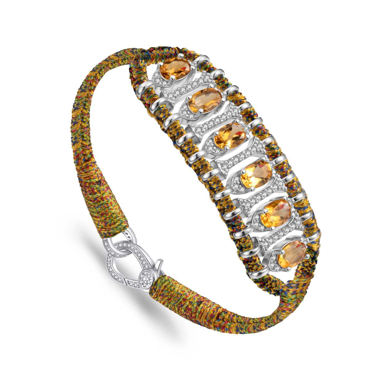 Teresina Yellow Shanti bracelet - Citrine