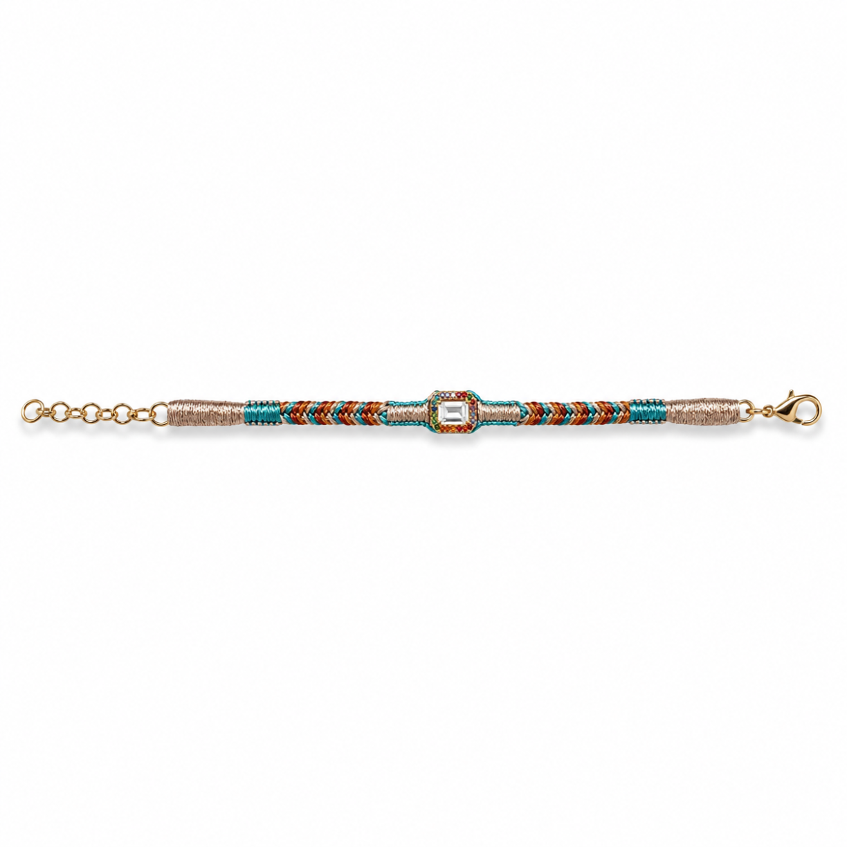 rose gold - pacific amy bracelet - crystal