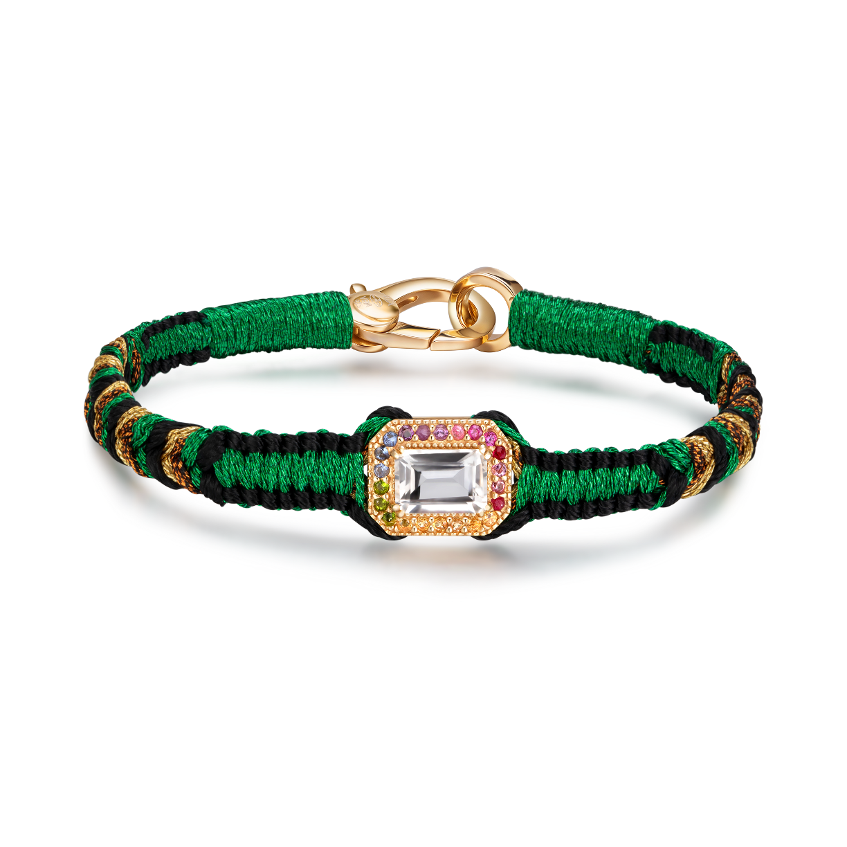 grass amy bracelet - crystal – Van Den Abeele PARIS