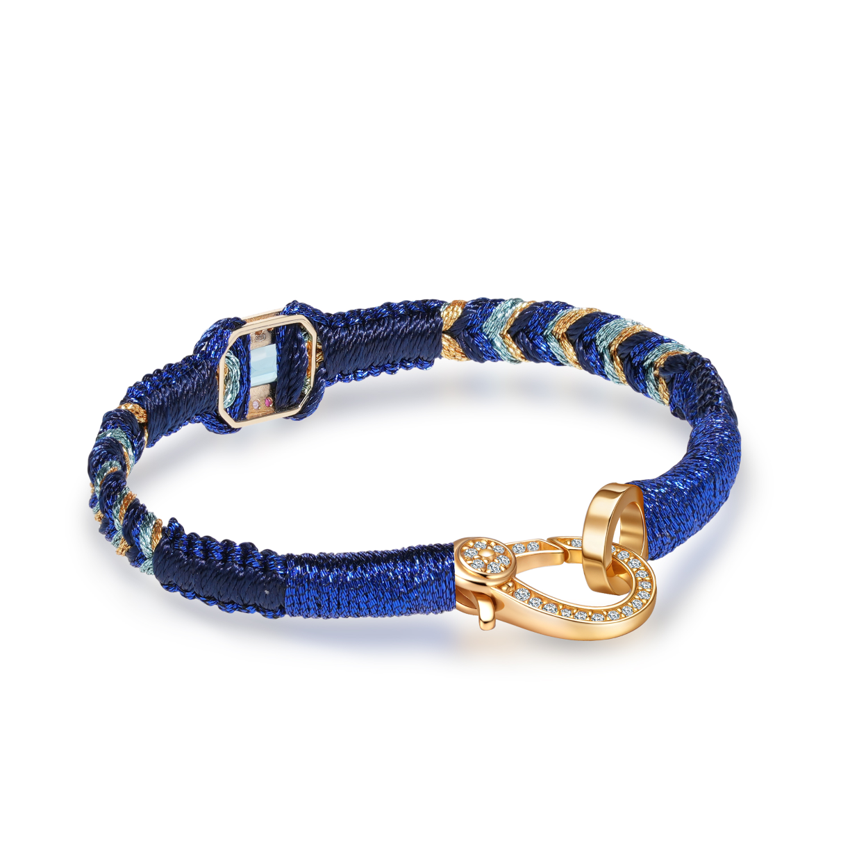 Navy blue amy bracelet - Topaz