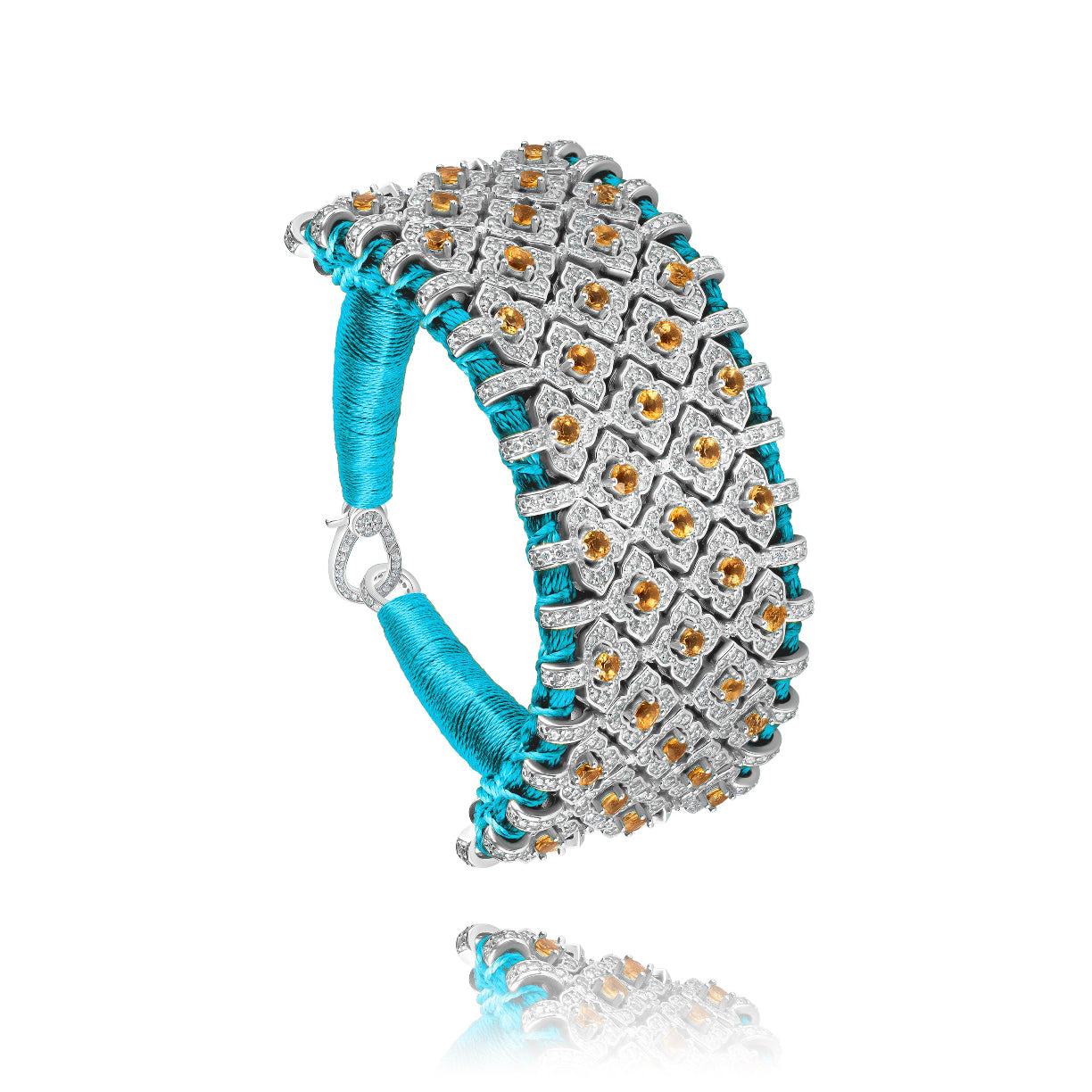 Bracelet Bahia Turquoise - Citrine