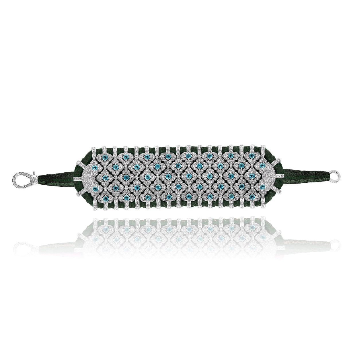 Bahia Khaki bracelet - Topaz