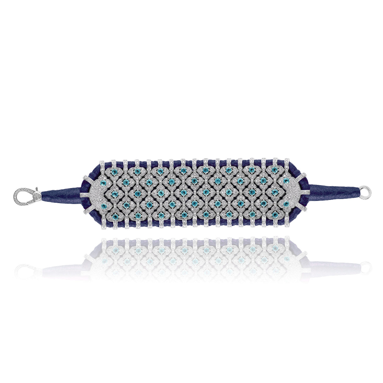 Bahia Navy bracelet - Topaz