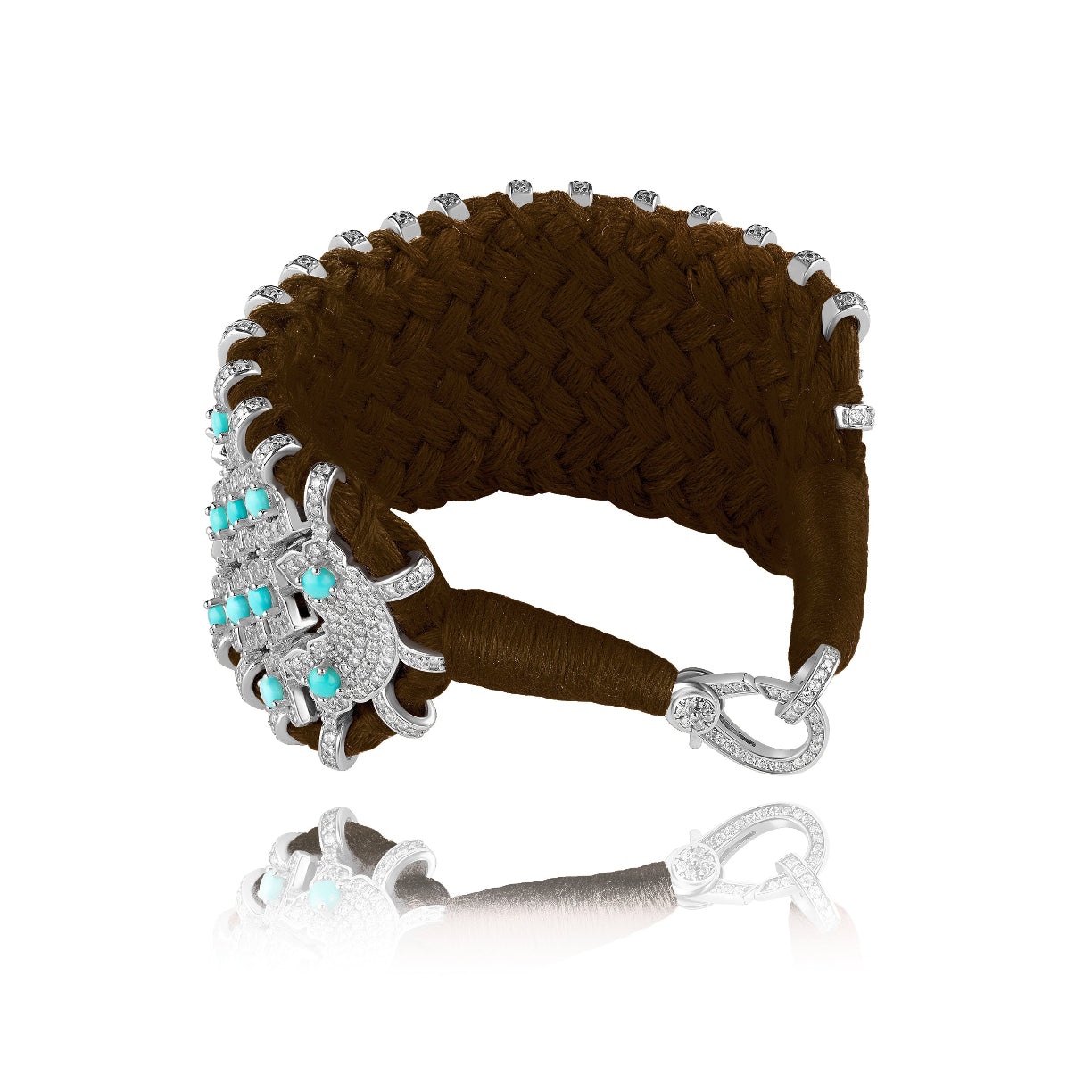 Bracelet Bahia Choco - Turquoise