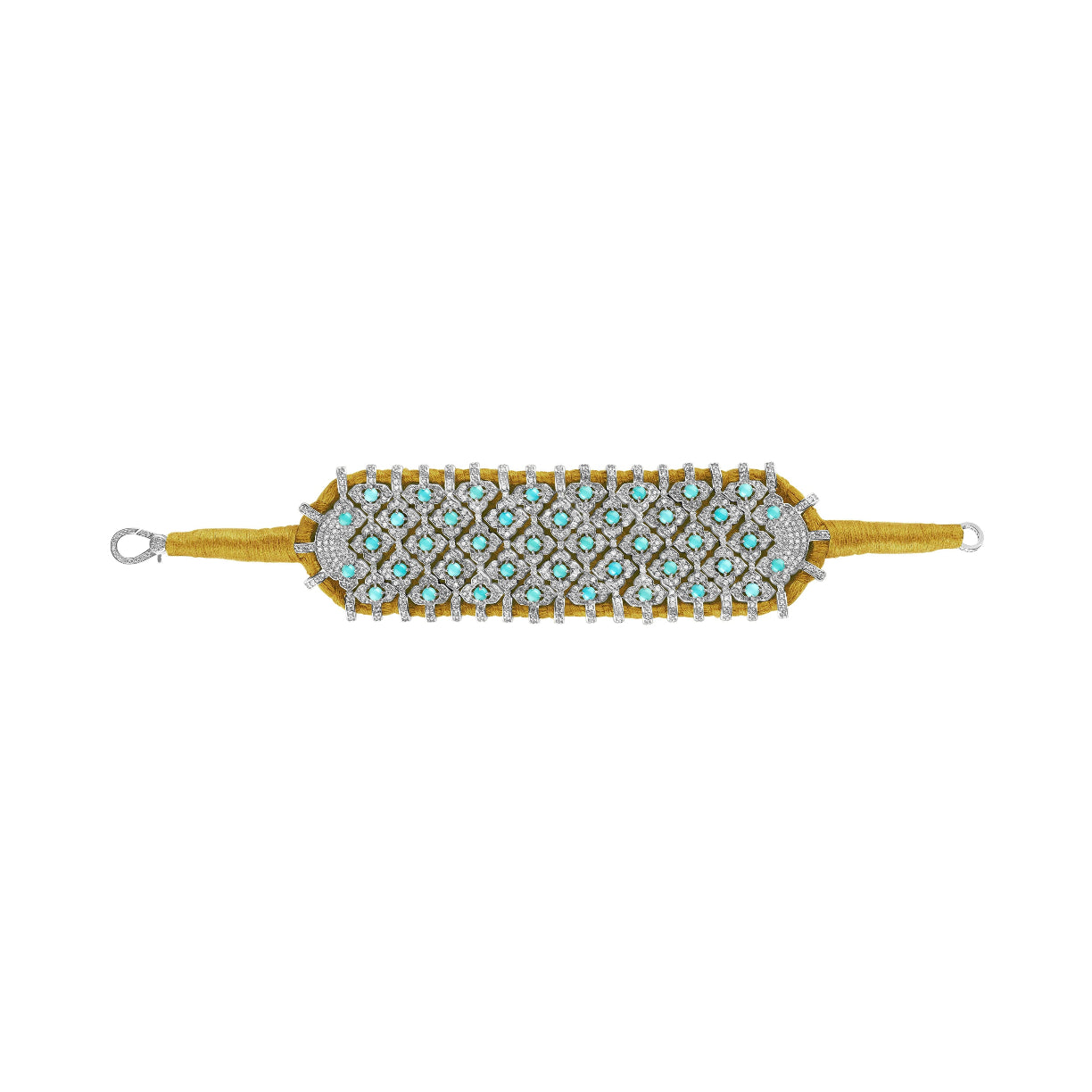 Bahia Ochre bracelet - Turquoise