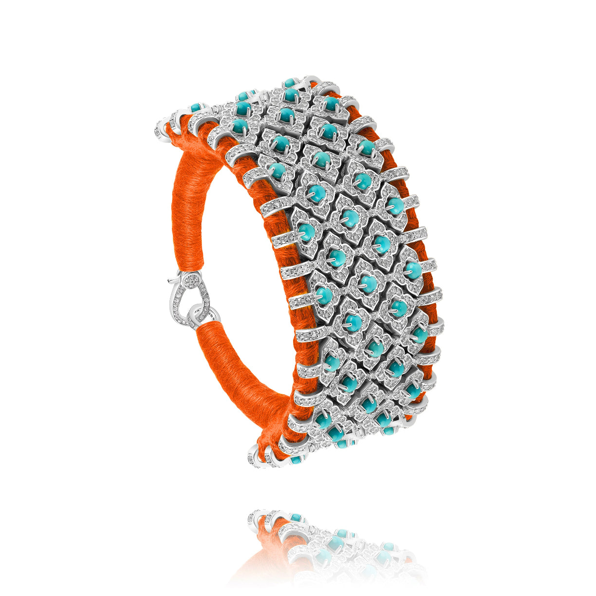 Bahia Orange bracelet - Turquoise