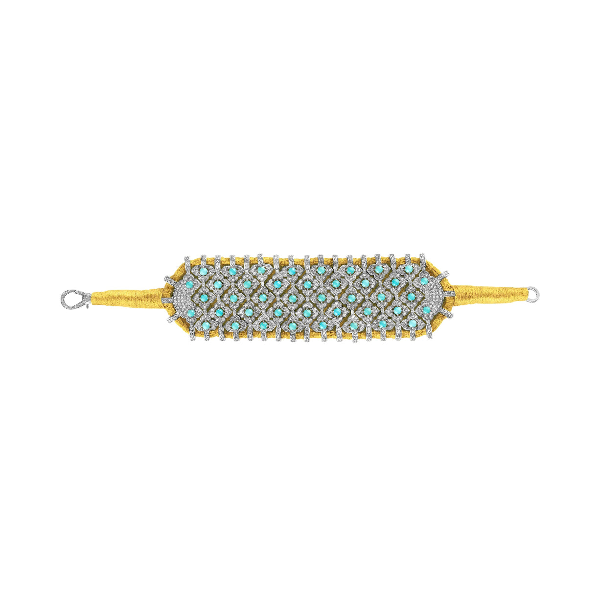 Bahia Saffron bracelet - Turquoise