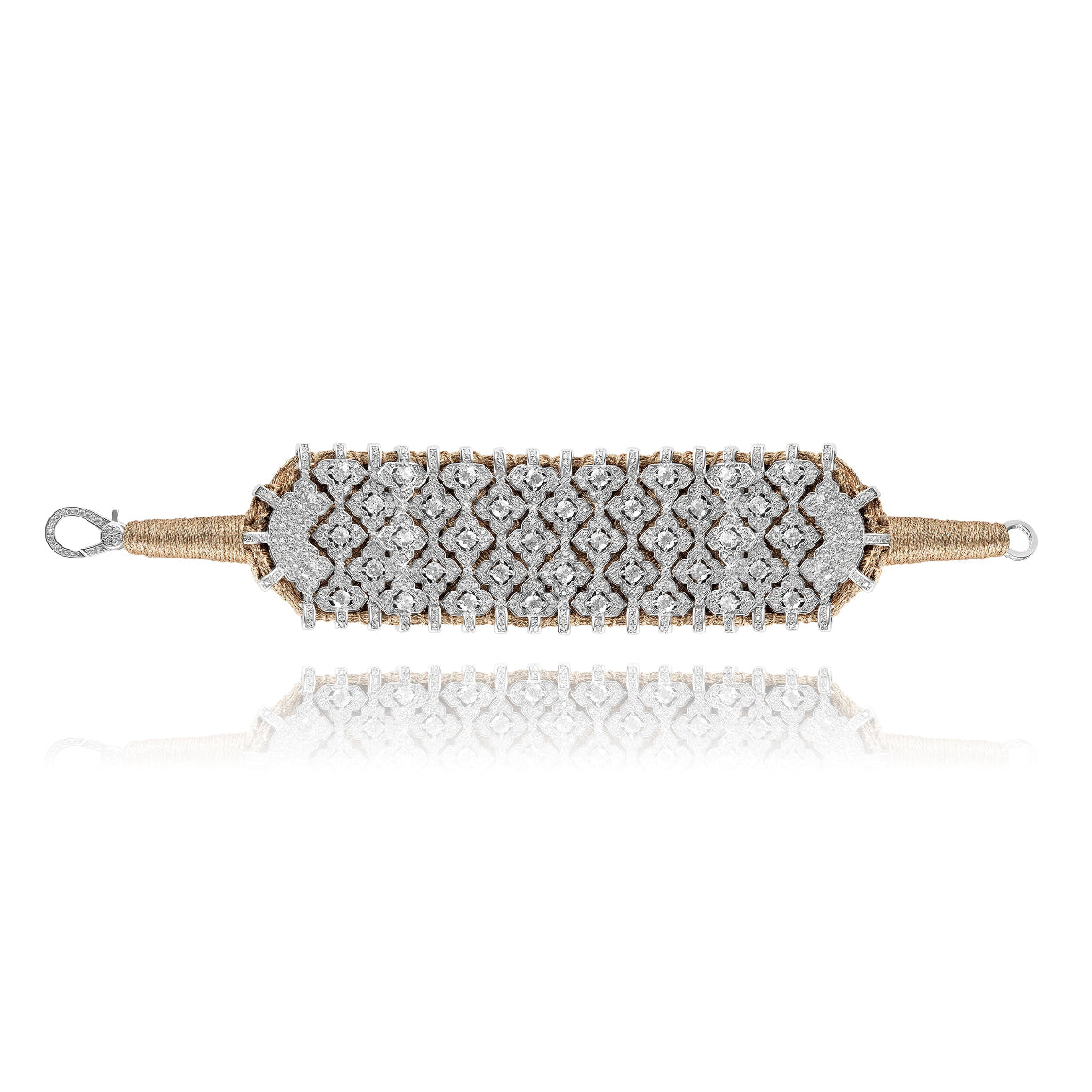 Bahia Brass bracelet - Zircon