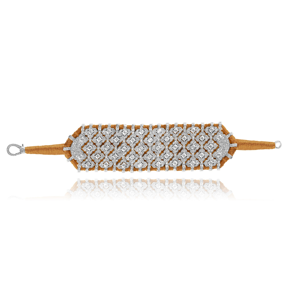 Bracelet Bahia Camel - Zircon
