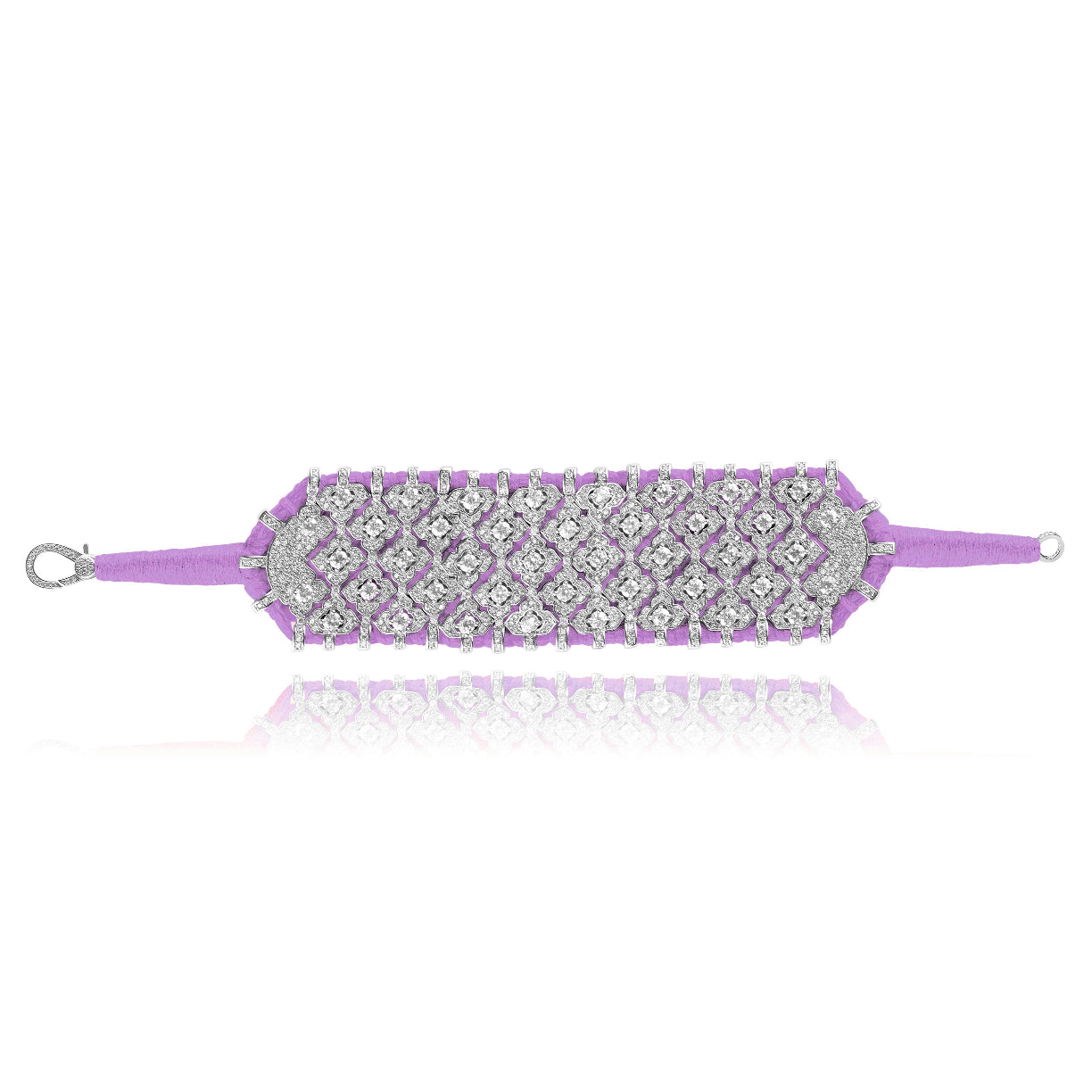 Bahia Lilac bracelet - Zircon