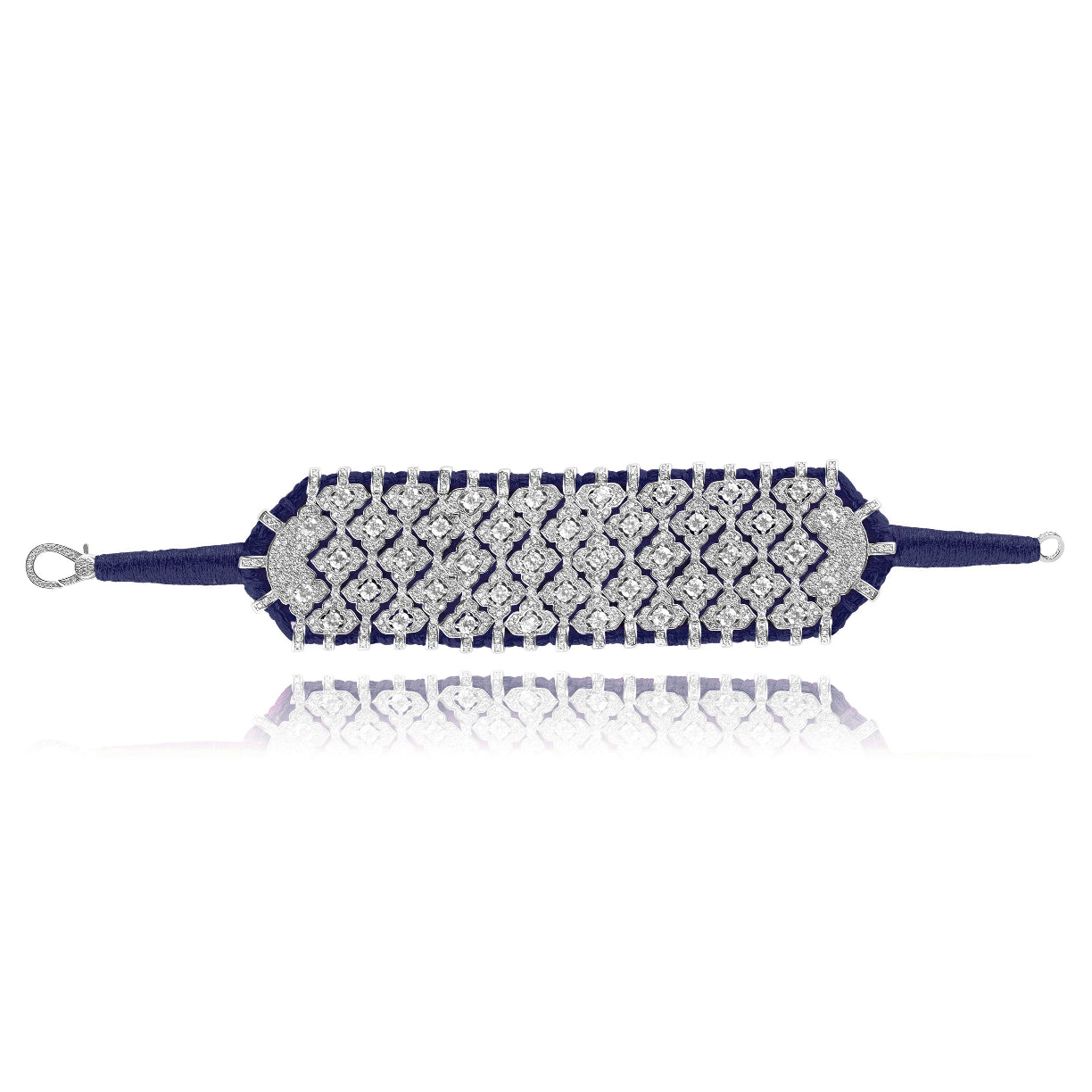 Bahia Navy bracelet - Zircon