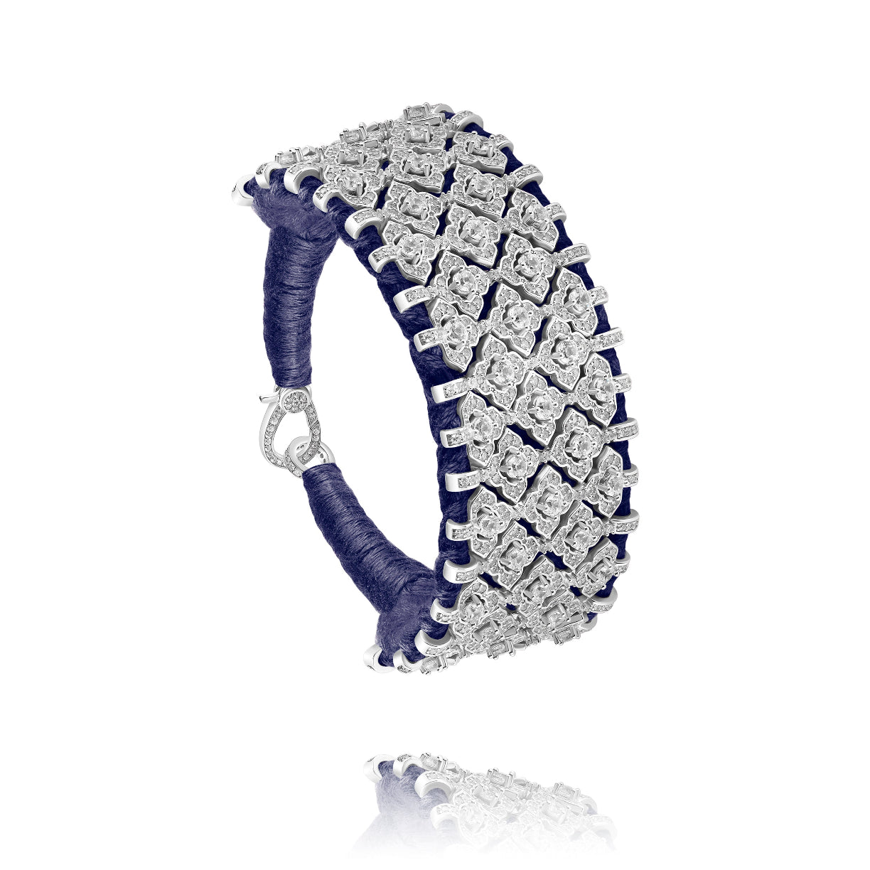 Bahia Navy bracelet - Zircon