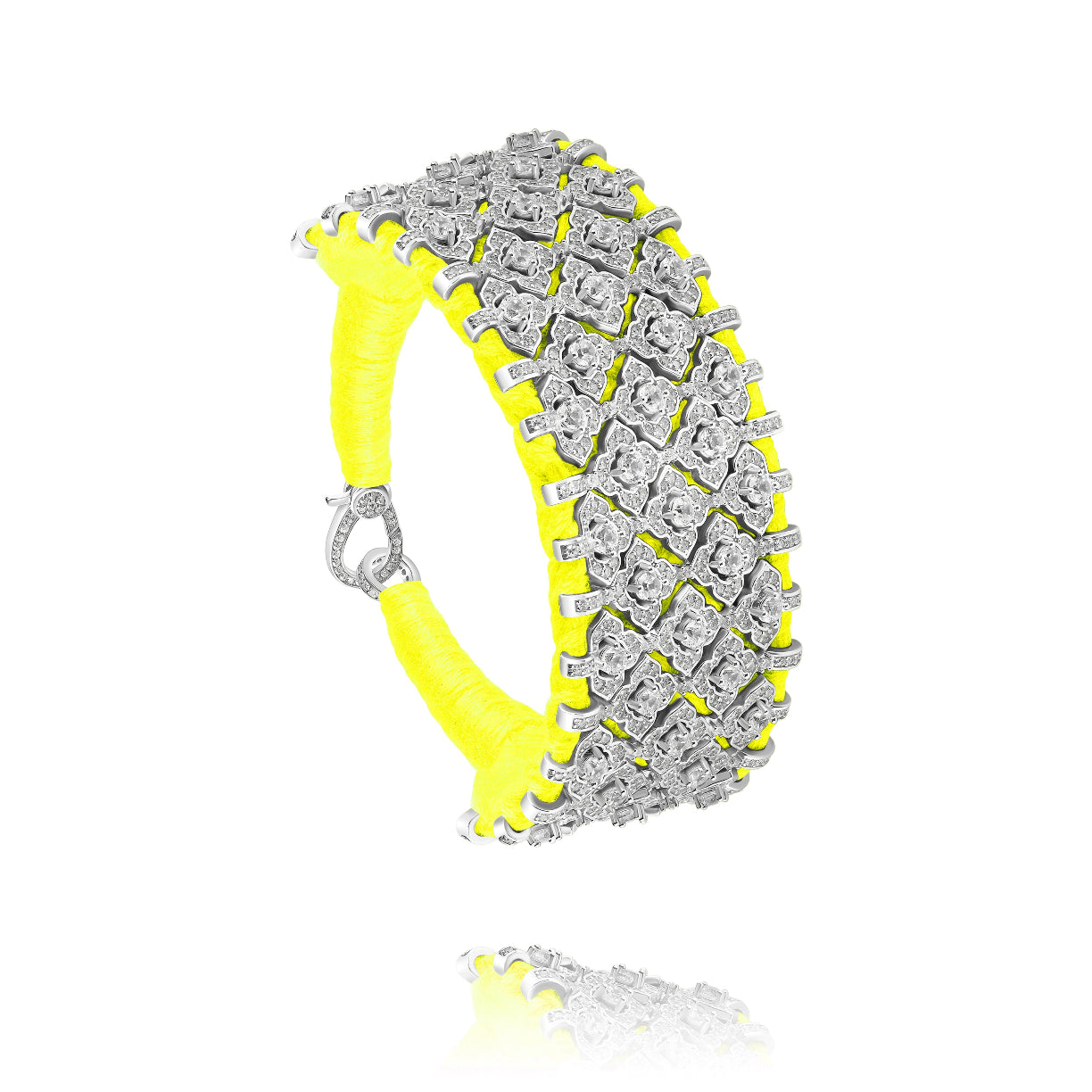 Bahia Neon yellow bracelet - Zircon