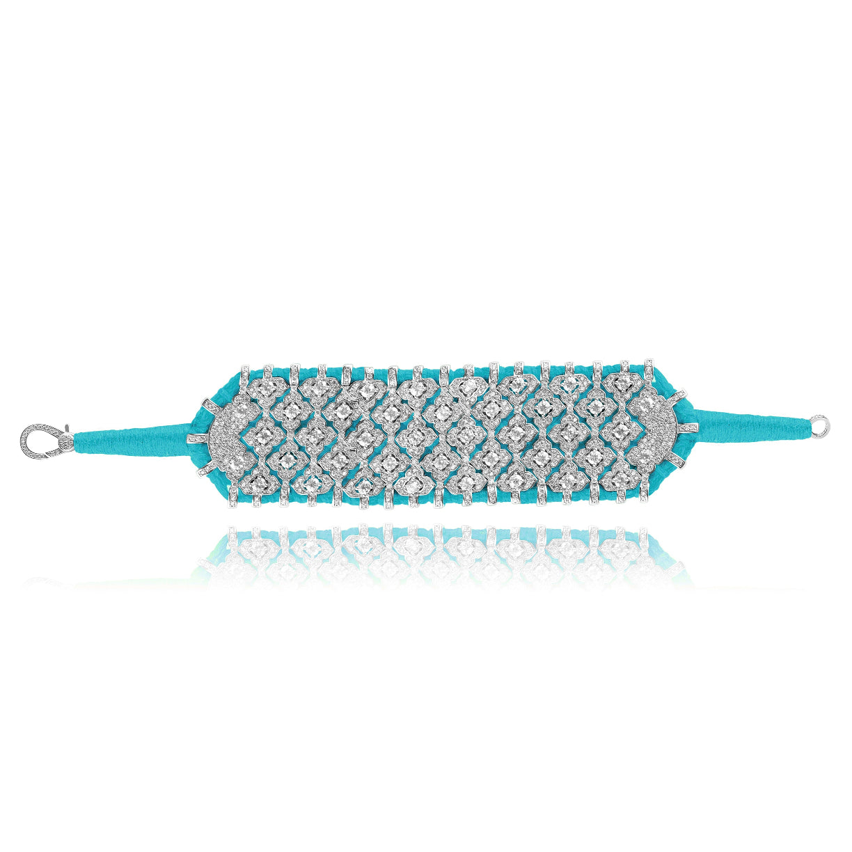 Bahia Turquoise bracelet - Zircon