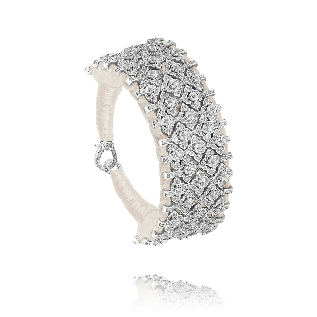 Bracelet Bahia Vanille - Zircon