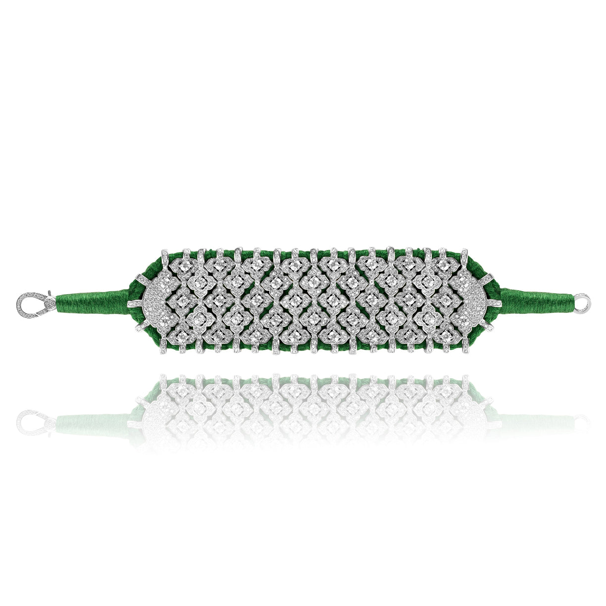 Bahia Green bracelet - Zircon