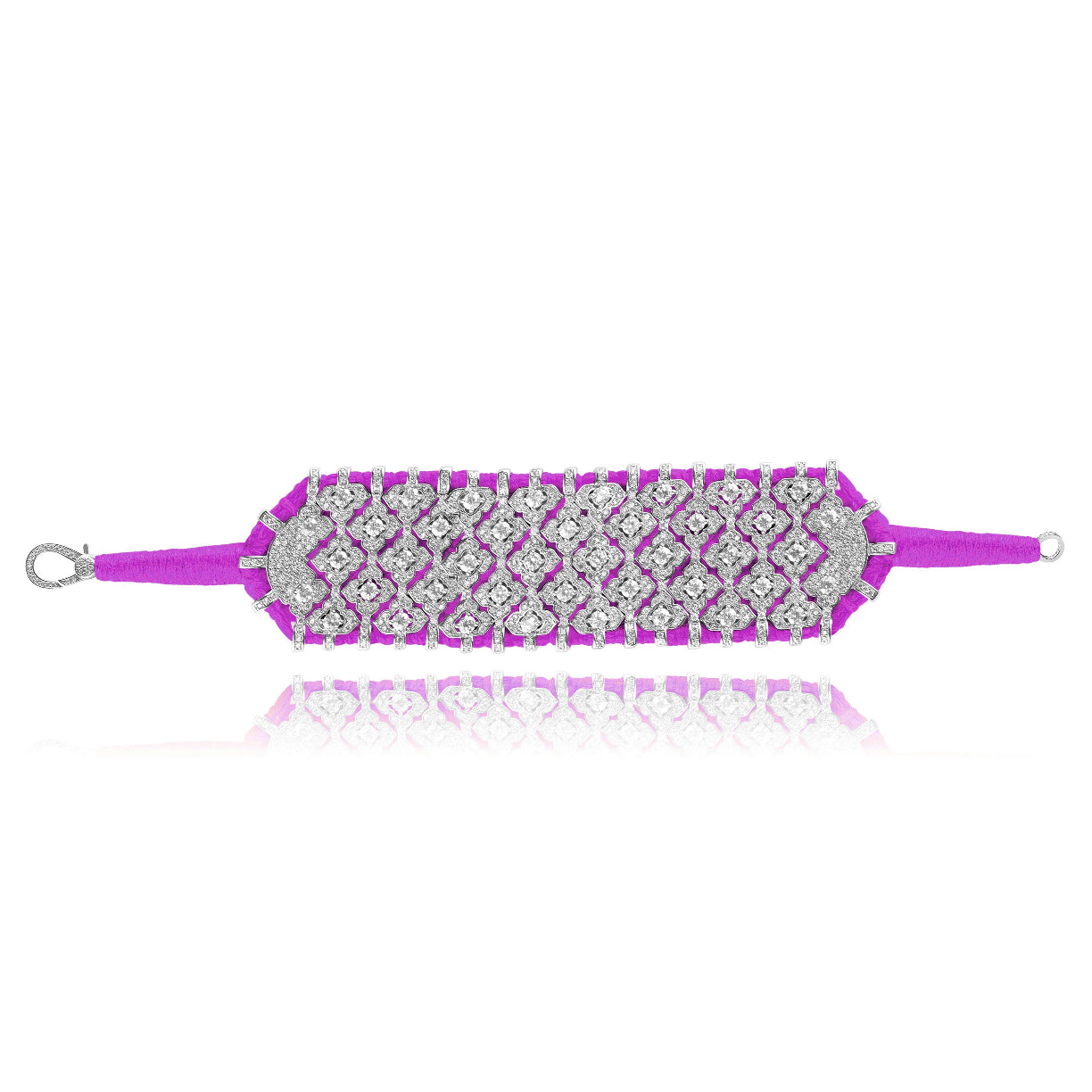 Bahia Purple bracelet - Zircon